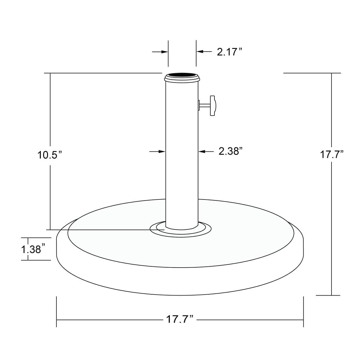 CR16 cross-stand base