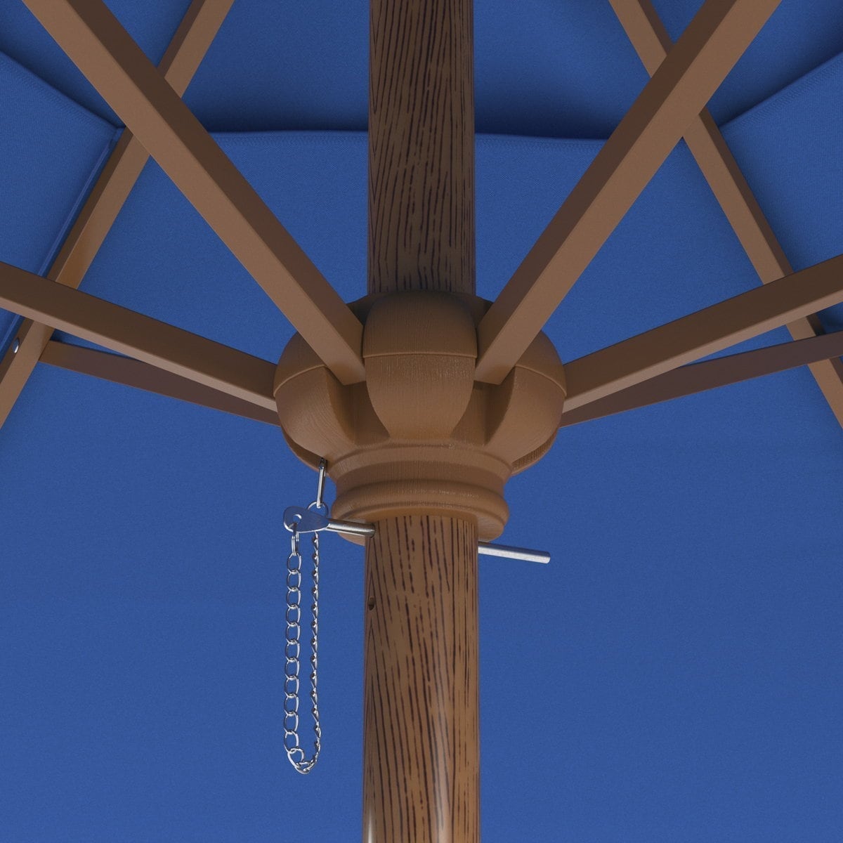 6′ Hexagon Market Umbrella (alternate view)